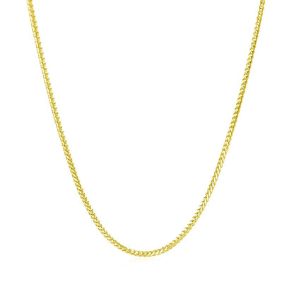 Cadena Franco de Oro Amarillo de 14k 1,2mm