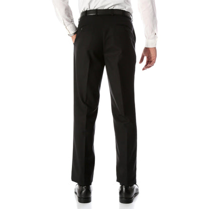 Ben Black Wool Blend Modern Fit Traveler Pants