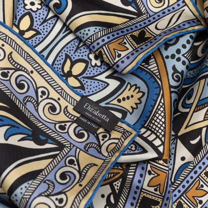 Capri - Silk Neckerchief - Azure - My Men's Shop