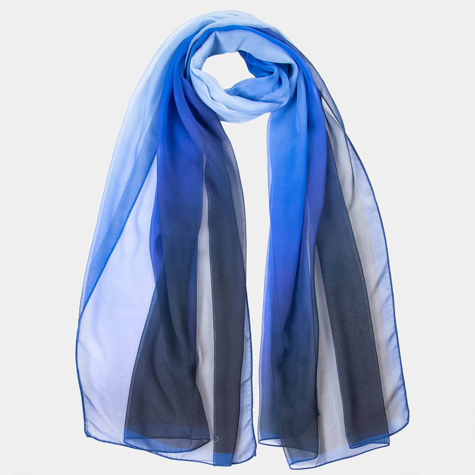 Sophia - Silk Scarf Shawl - Cobalt Blue - My Men's Shop