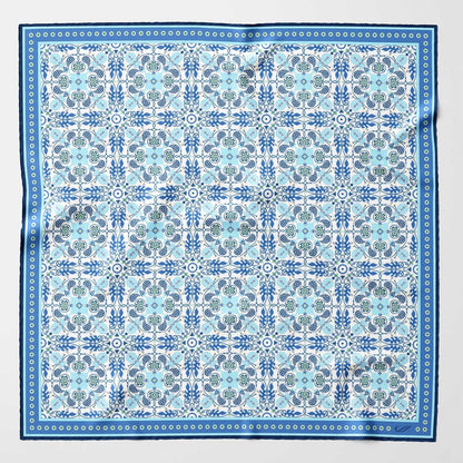 Barbaresco - Silk Neckerchief - Blue - My Men's Shop