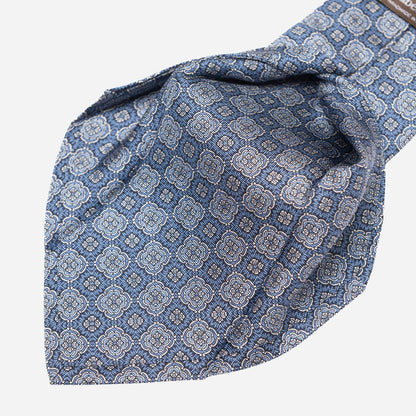 Veneto - Printed Silk Tie - Blue - My Men's Shop
