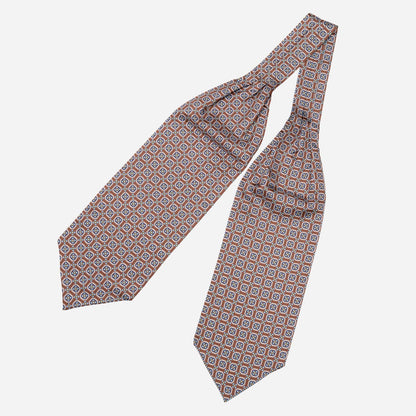 Barberini - Silk Ascot Cravat Tie - Chocolate