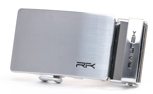 Brushed Steel Railtek™ Belt Buckle - My Men's Shop