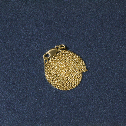 Cadena Rolo de Oro Amarillo de 14k con Corte de Diamante de 1.1mm