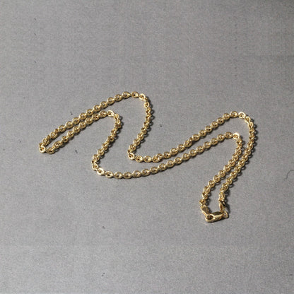 Cadena de eslabones tipo cable Forsantina Lite de oro amarillo de 14k y 3,0 mm