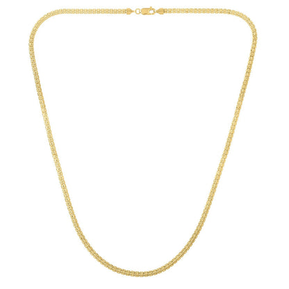 Cadena Ice Barrel en Oro Amarillo de 14k (3.10 mm)