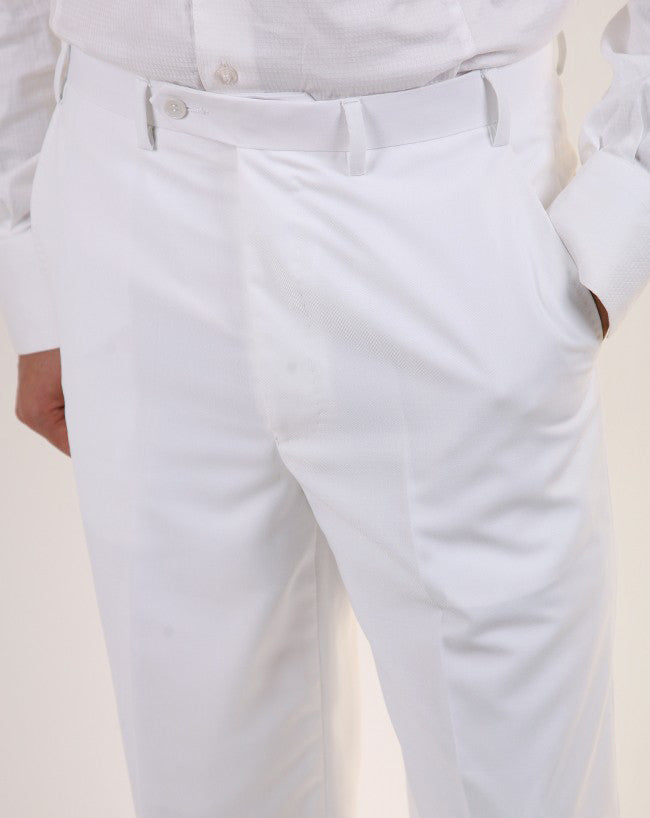 Ferrecci Mens White Military Cadet Uniform