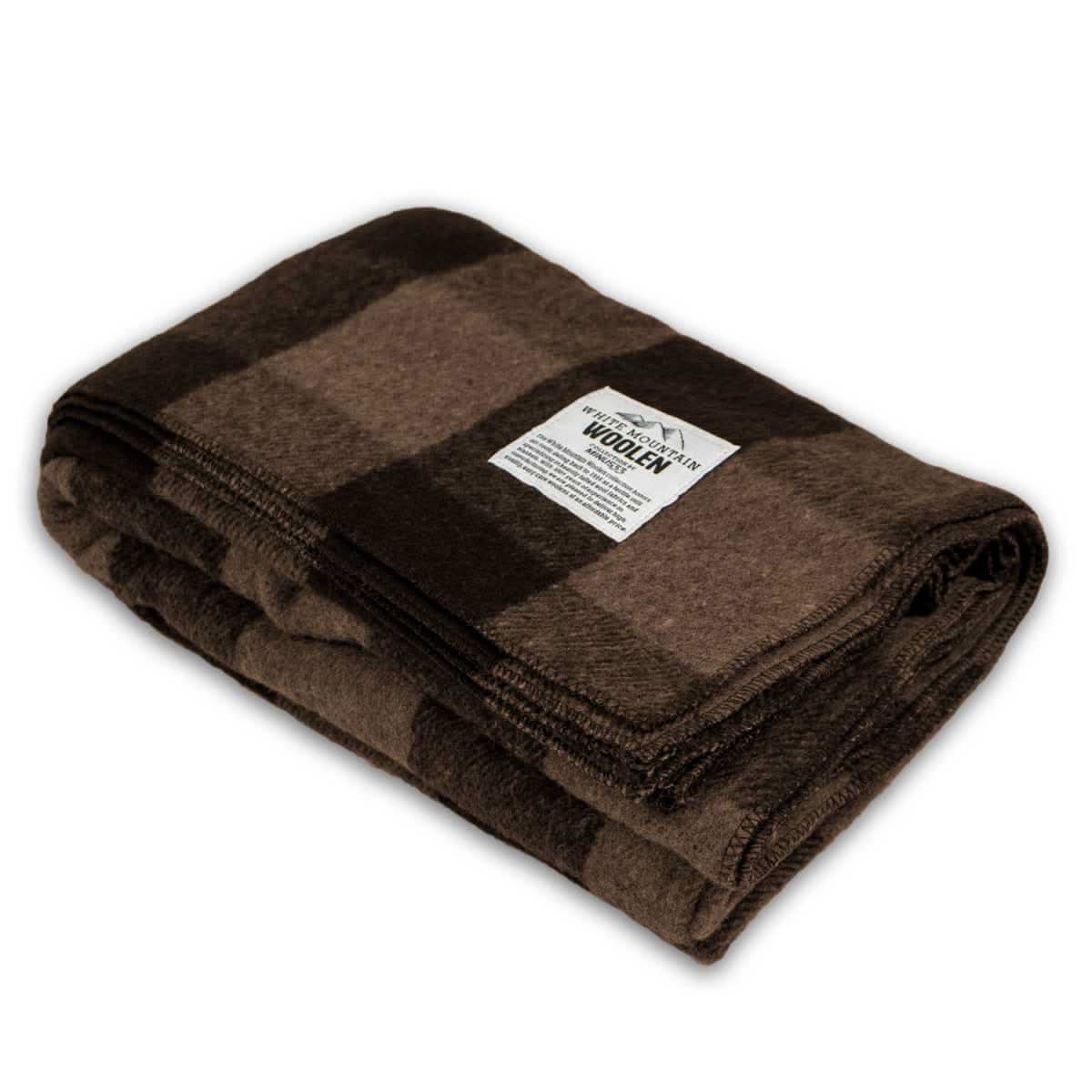 Camp Throw Blanket White Mountain Woolen - My Men's Shop