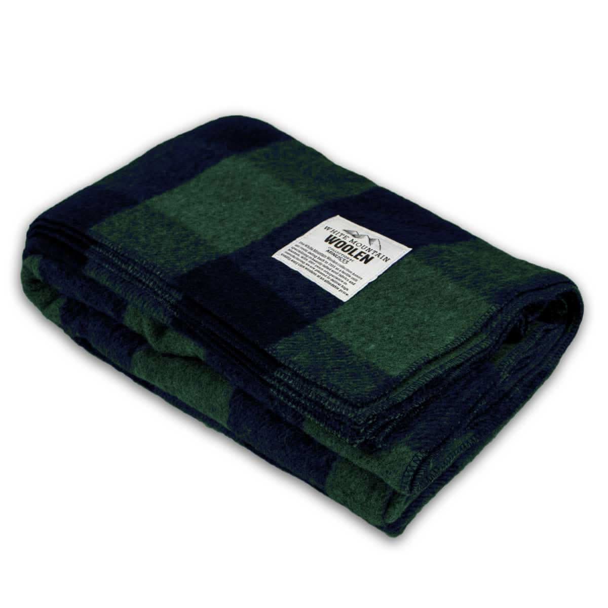 Camp Throw Blanket White Mountain Woolen - My Men's Shop
