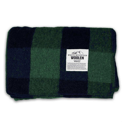 Camp Throw Blanket White Mountain Woolen - My Men's Shop