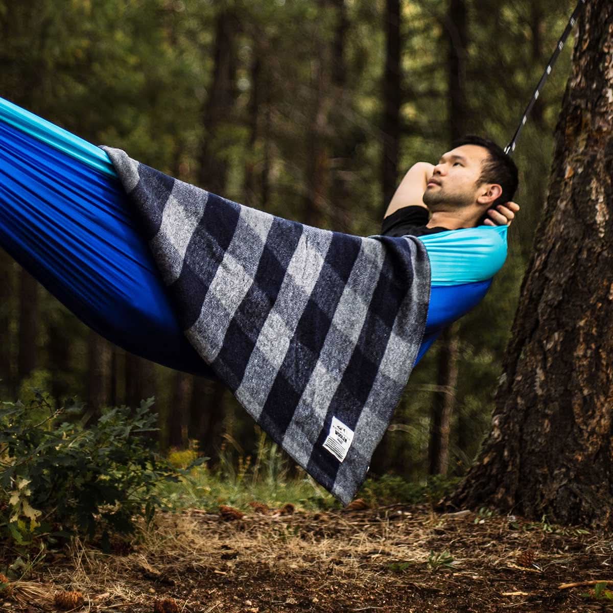 Camp Throw Blanket White Mountain Woolen - My Men's Shop