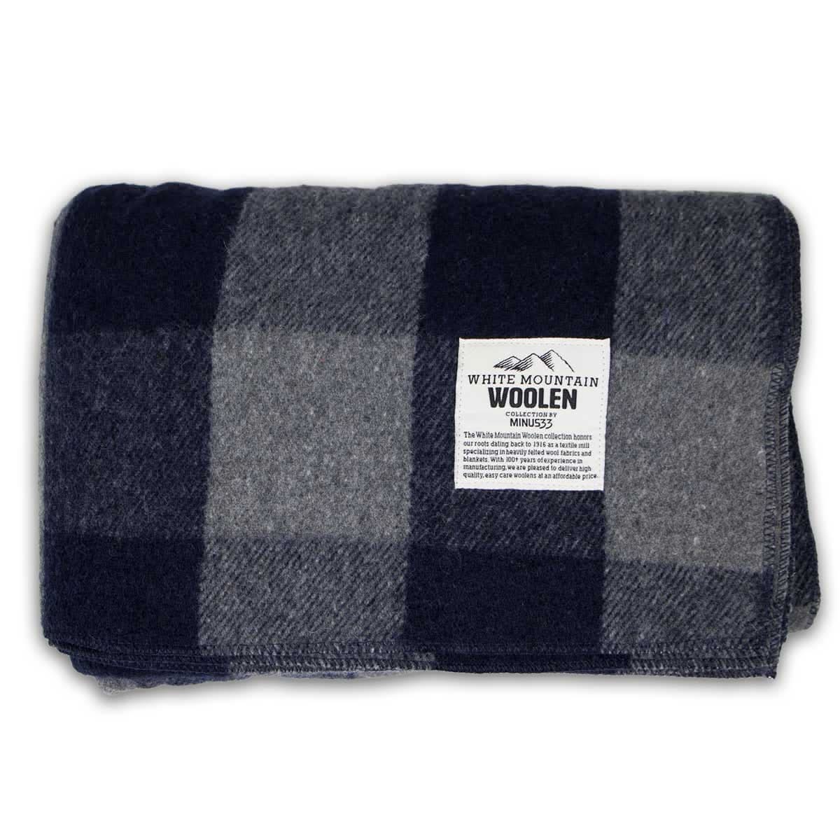 M33 - Camp Throw Blanket White Mountain Woolen - My Men's Shop