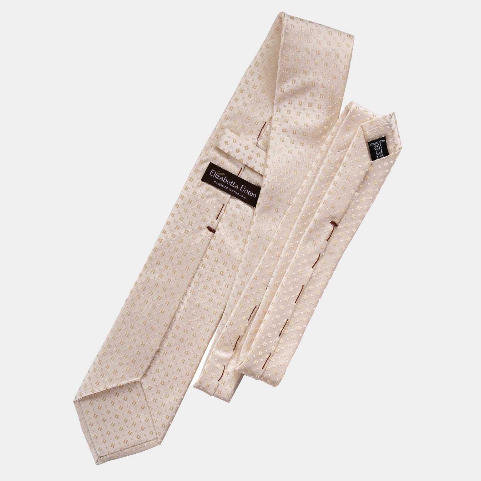 Barbera - Silk Jacquard Tie - Champagne - My Men's Shop