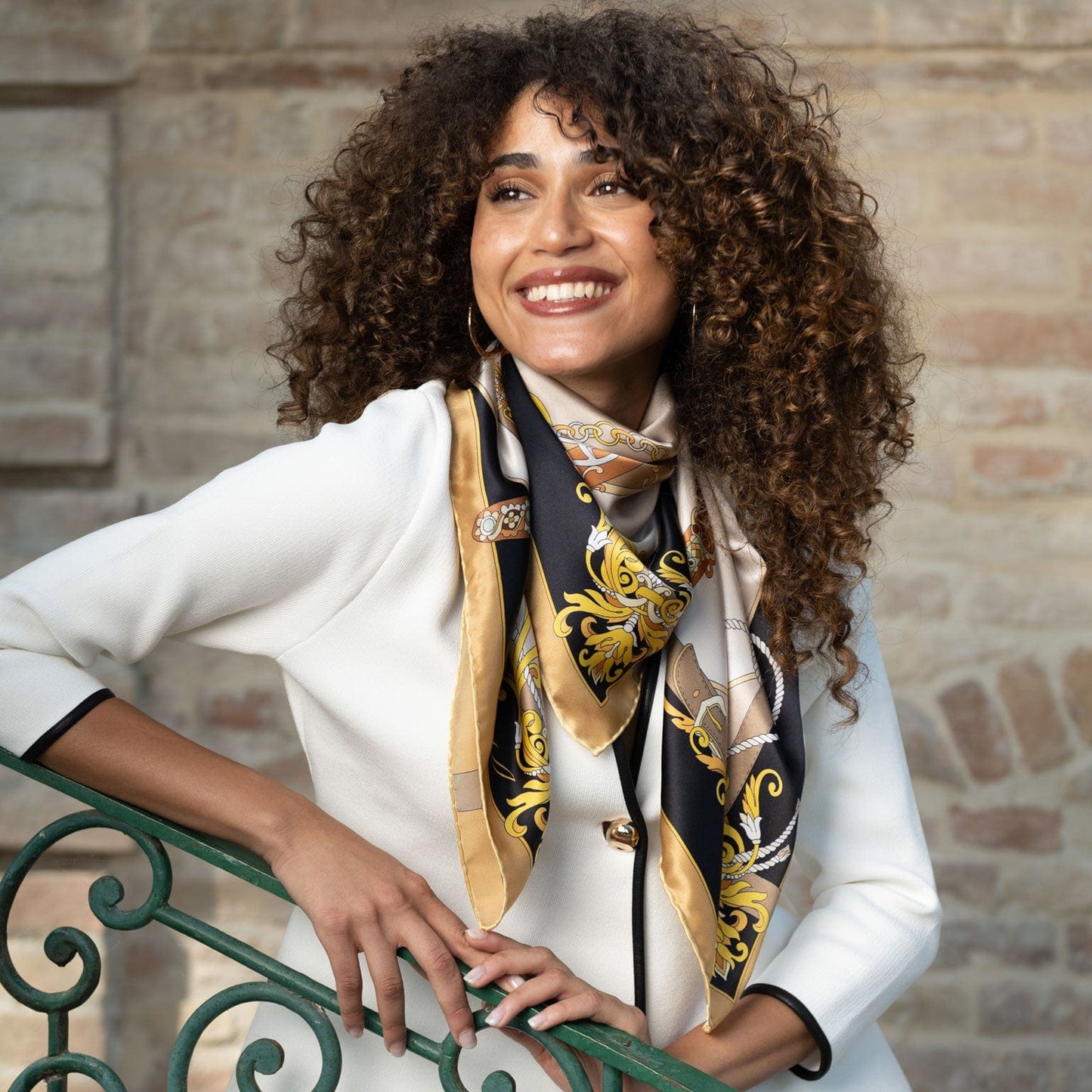 Moment in Time - Silk Foulard - Gold - My Men's Shop