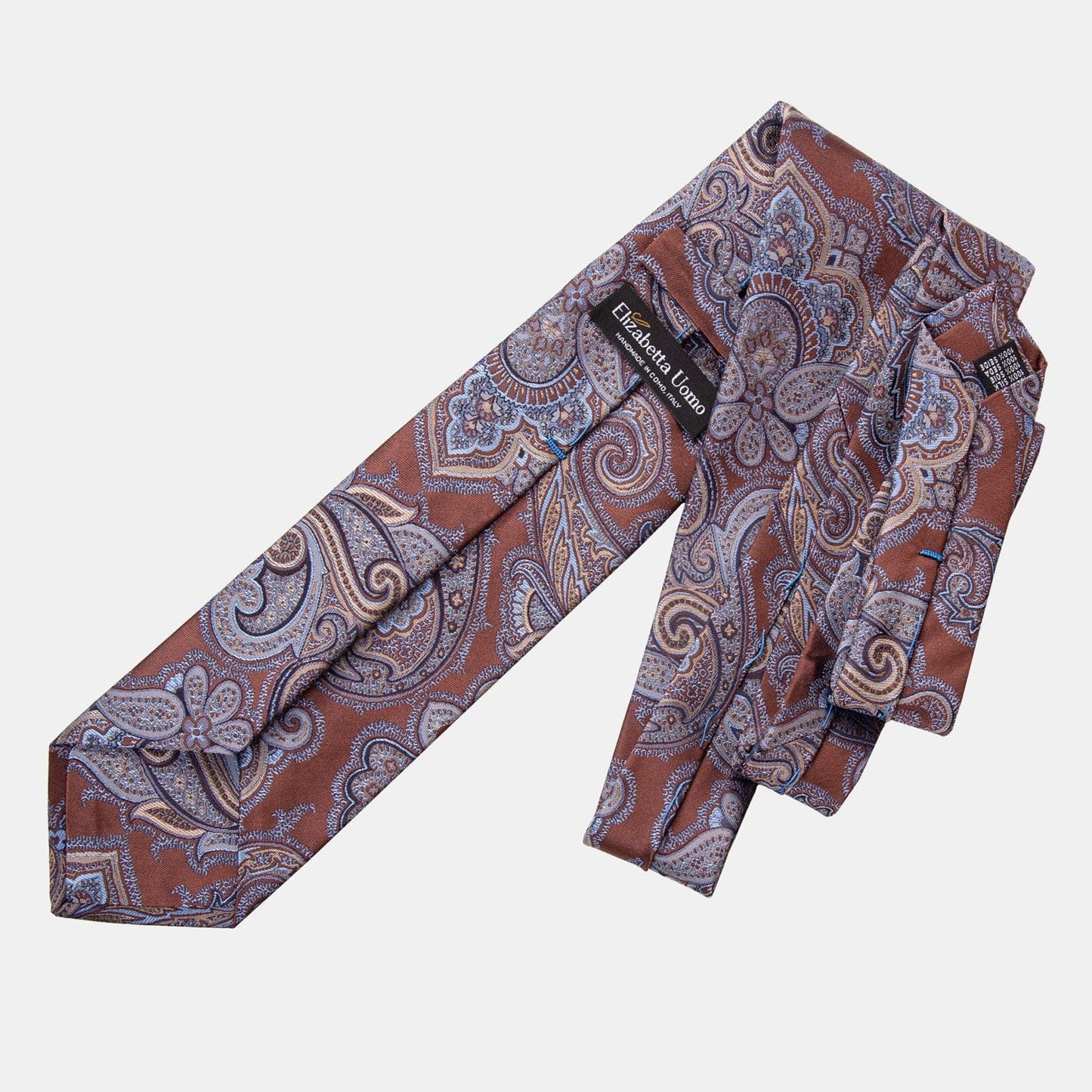 Cortina - Silk Jacquard Tie - Copper - My Men's Shop