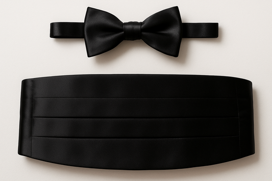cummerbund with matching bow tie