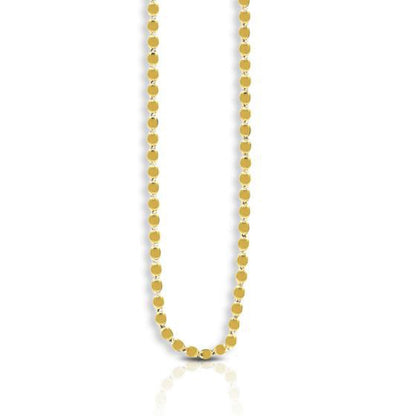 Cadena Oval Espejo de Oro Amarillo de 14k (2.20 mm)