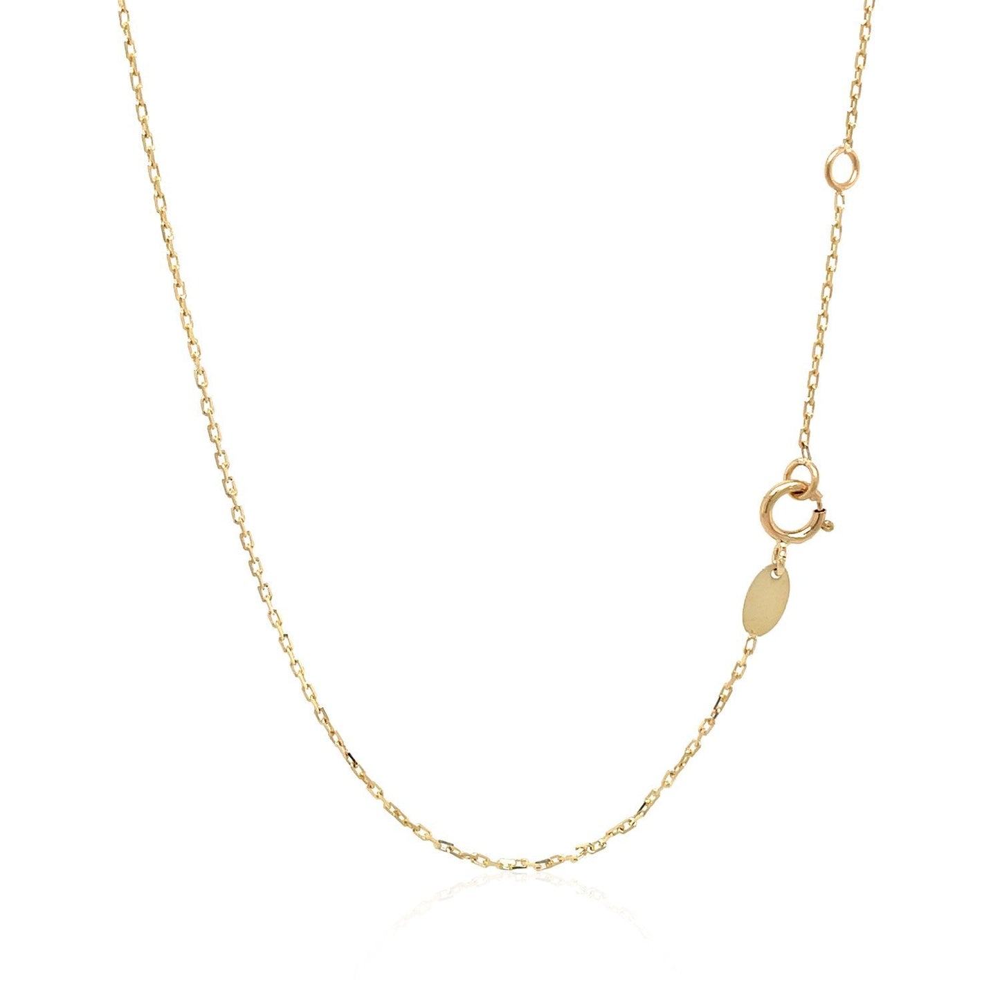 Cadena de Rosario de Oro Tricolor de 14k