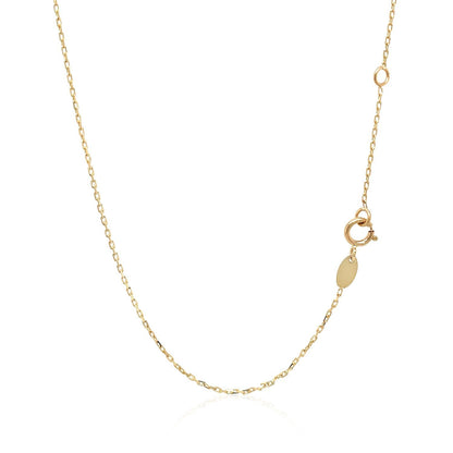 Cadena de Rosario de Oro Tricolor de 14k