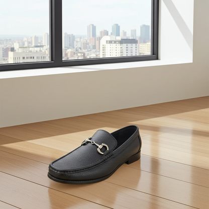 Mocasín Victor Timeless Hebilla en Suela de Piel