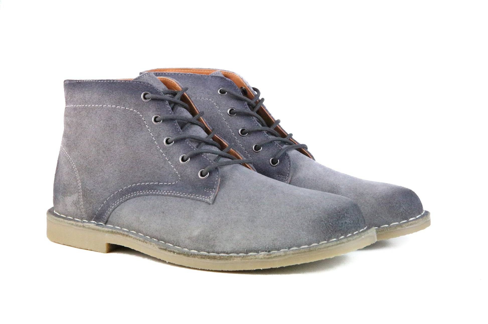 The Grover | Burnished Grey Suede - My Men's Shop