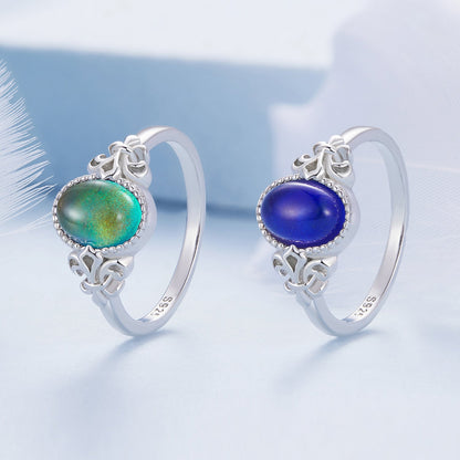 Anillo de plata de ley 925 de 1,7 mm talla 6.0 con cristal transparente para mujer