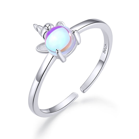Anillo de plata de ley S925 de banda delgada