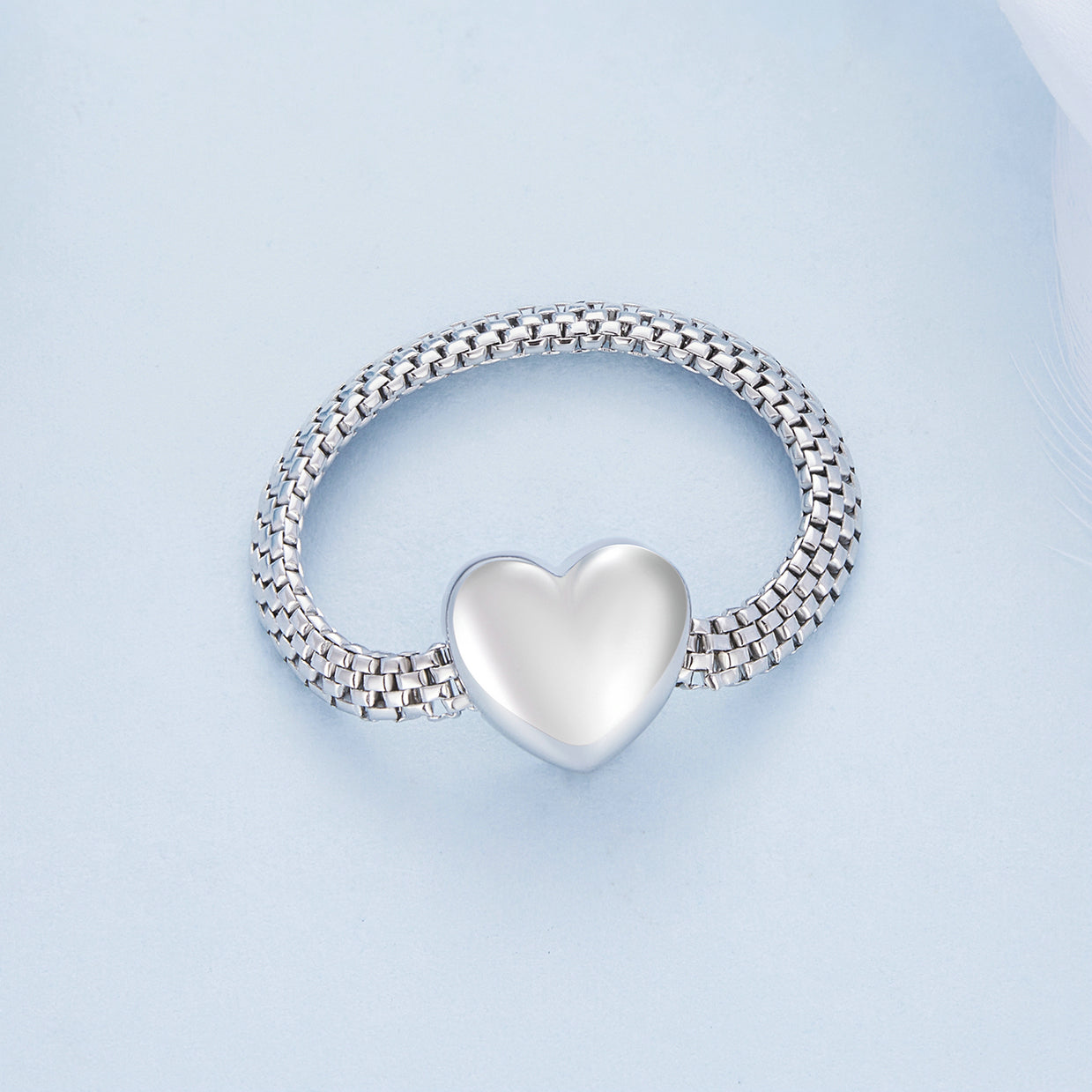 Anillo de 2,5 mm de ancho de plata de ley 925 para mujer