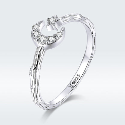 Anillo personalizado de plata de ley 925 con pavé y circonitas