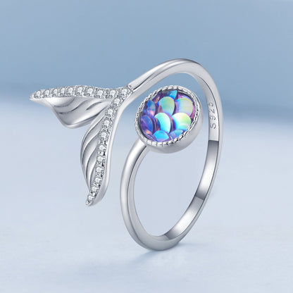 Anillo de Plata de Ley 925 con Circonita Cúbica Engastada en Pavé para Mujer
