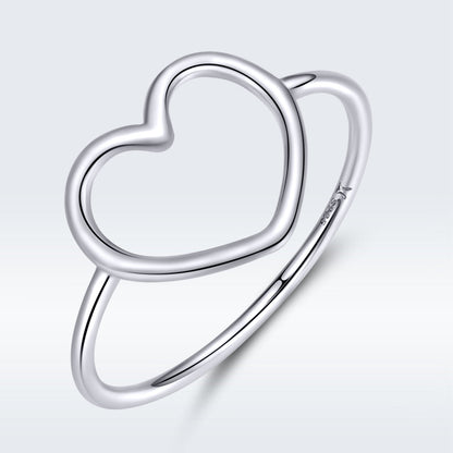 Anillo de plata de ley 925 con baño de platino, talla 6.0 para mujer