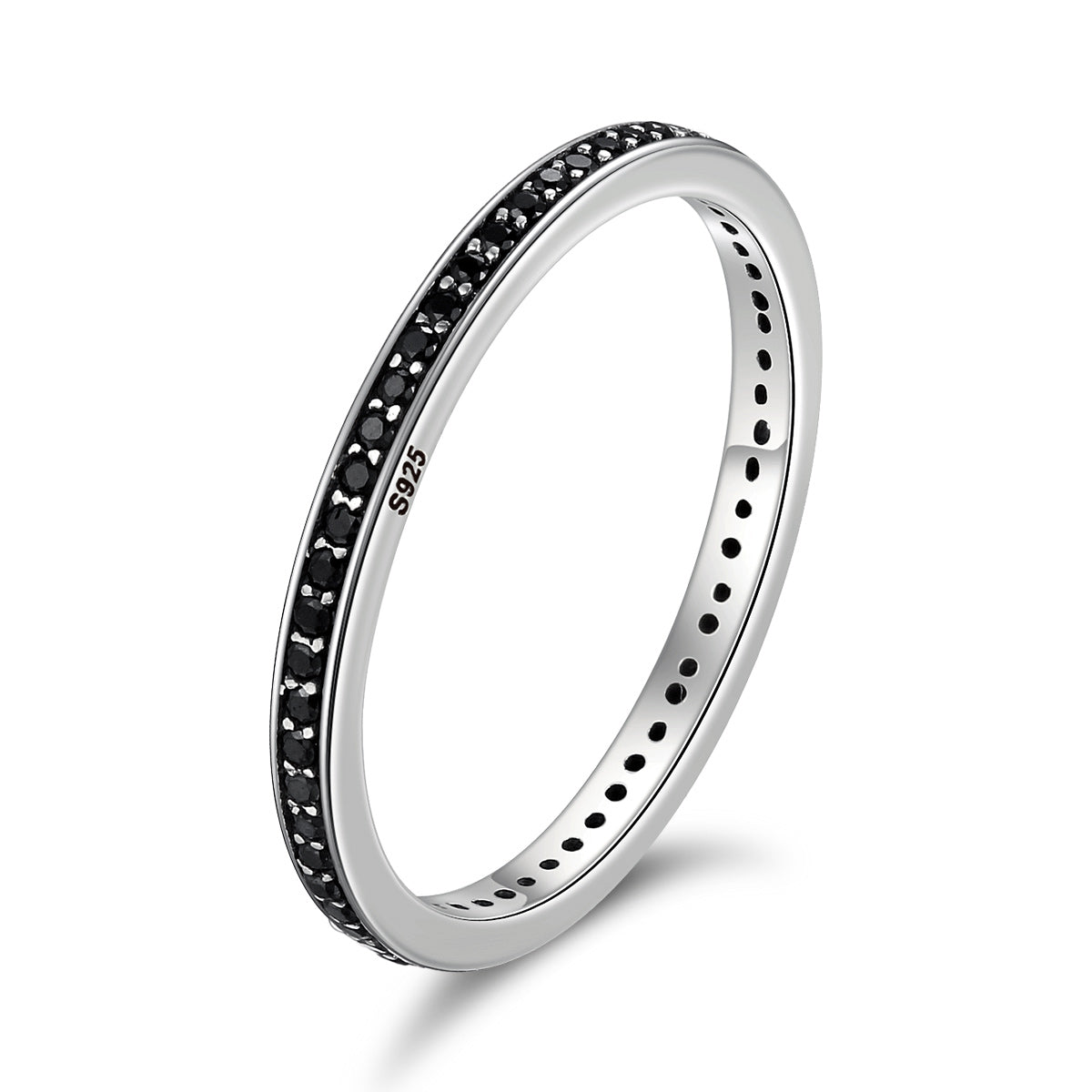 Anillo de plata de ley 925, talla 6, para mujer
