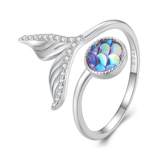 Anillo de Plata de Ley 925 con Circonita Cúbica Engastada en Pavé para Mujer