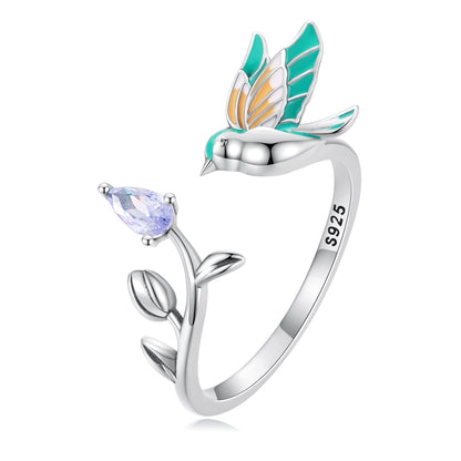 Anillo de plata de ley 925 con pavé de 0.16 cm y circonitas cúbicas