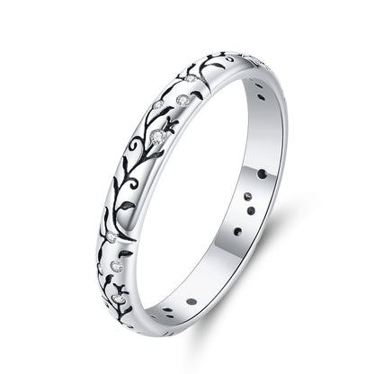 Anillo de Plata de Ley 925 - Talla 6.0 - Diseño Minimalista Elegante para Mujer