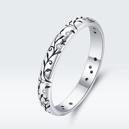 Anillo de Plata de Ley 925 - Talla 6.0 - Diseño Minimalista Elegante para Mujer