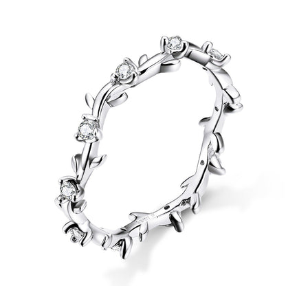 Anillo de Plata Fina 925 Talla 6.0 para Mujer