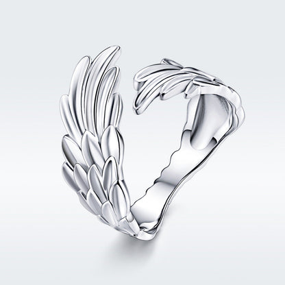 Anillo de plata de ley 925 de 0,3 cm de ancho para mujer