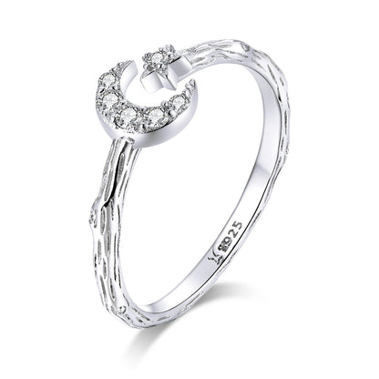 Anillo personalizado de plata de ley 925 con pavé y circonitas