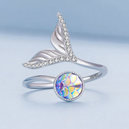 Anillo de Plata de Ley 925 con Circonita Cúbica Engastada en Pavé para Mujer