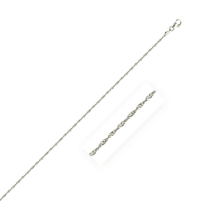 Cadena Estilo Singapur de Plata Fina de 1,6 mm