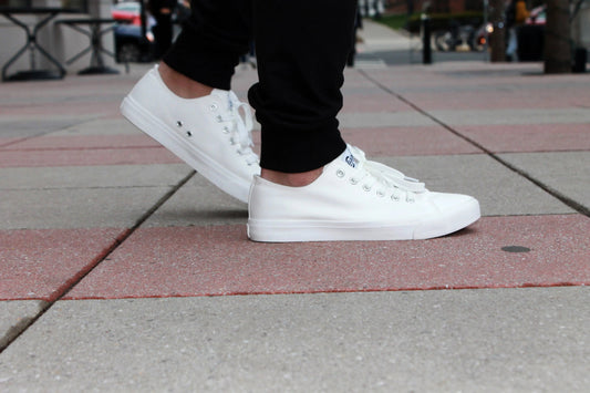 Retro Low Top All White Casual Summer Sneaker SB Canvas Shoes Unisex Size - My Men's Shop