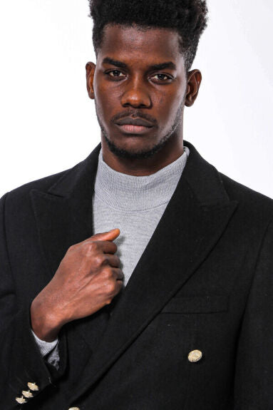 Wool Top Coat - My Men's Shop