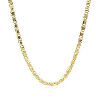 Cadena Corazón de Oro Amarillo de 14k y 2.9mm