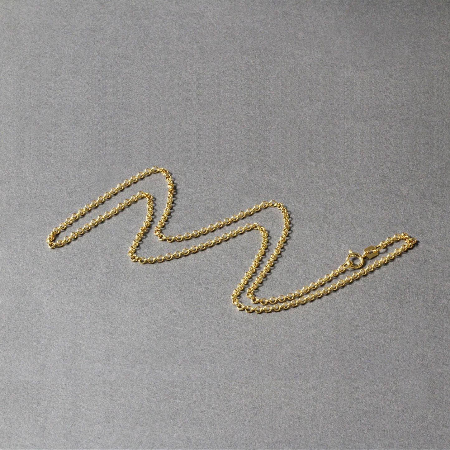 Cadena Rolo de Oro Amarillo 14k 1.9mm