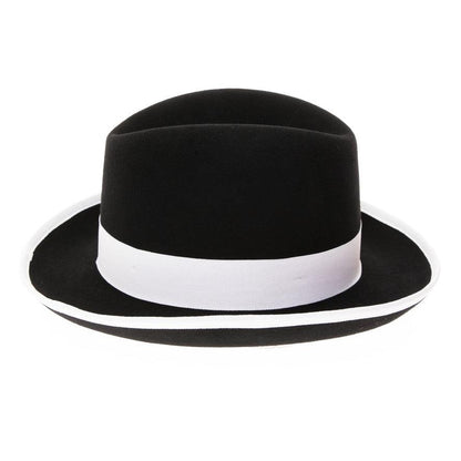 Ferrecci Premium Black And White Godfather Hat