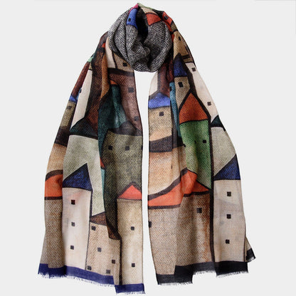 Villaggio - Wool Scarf - Tan - My Men's Shop
