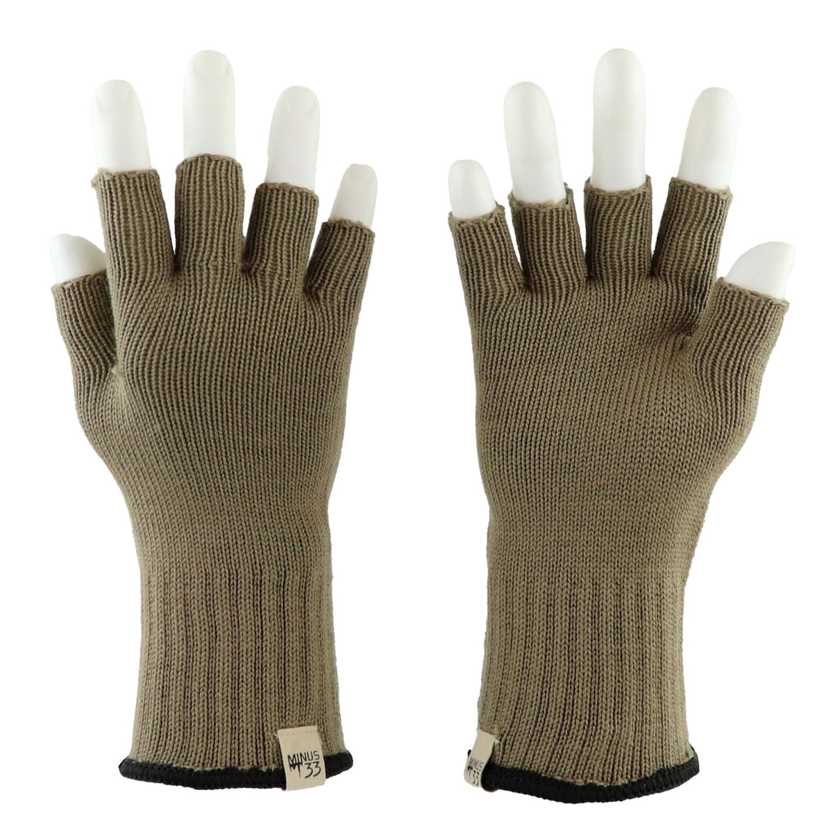 Lightweight Fingerless Wool Gloves