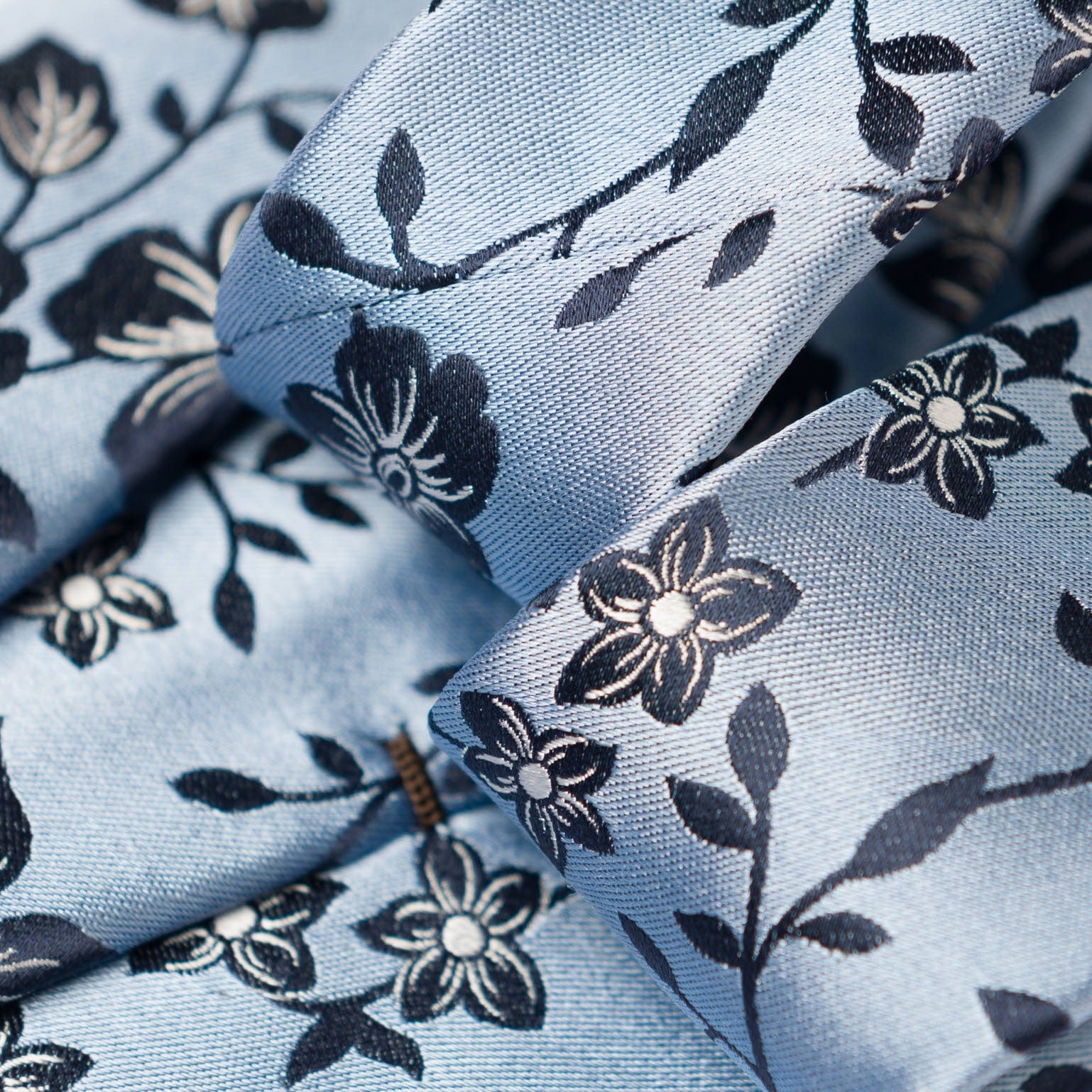 Silvio - Silk Jacquard Tie - Sky Blue - My Men's Shop